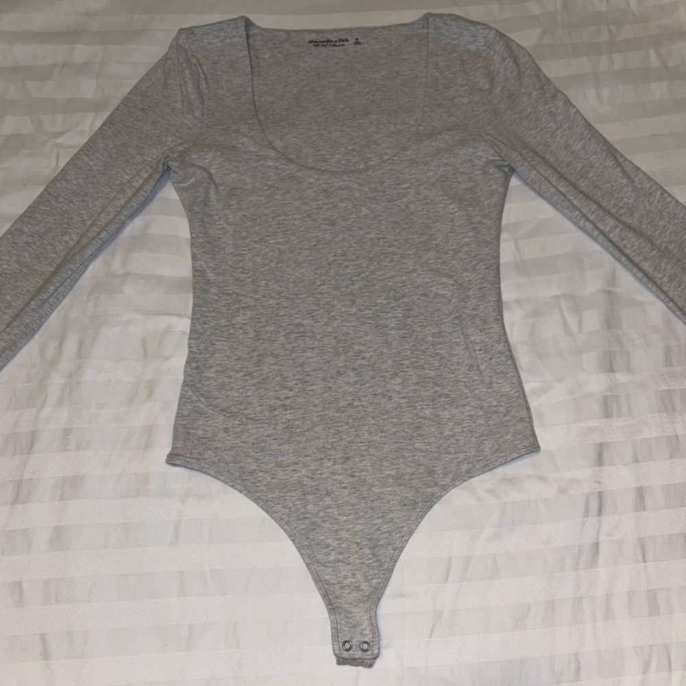 Abercrombie Soft AF Gray Bodysuit